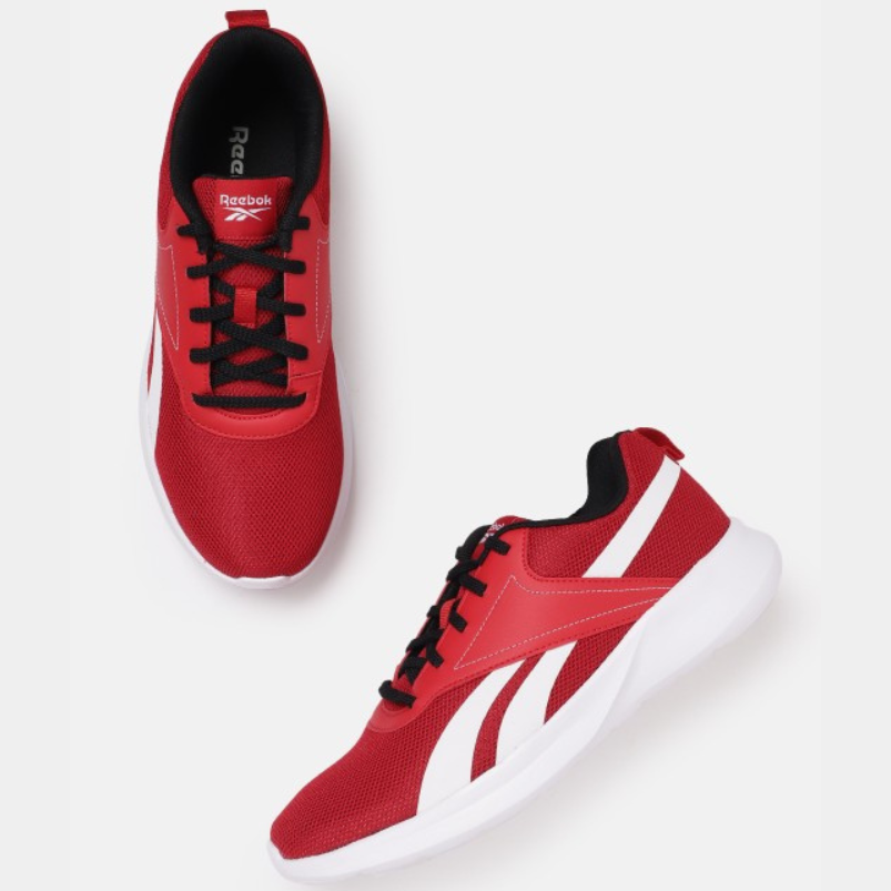 Men Woven Design Propulsion 2.0 Running Shoes with Brand Logo Detail