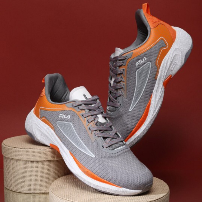 Men Mesh Lace-Up Running Shoes