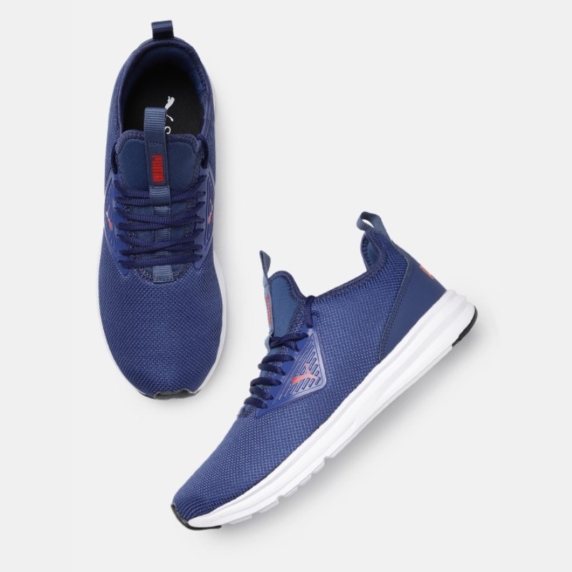 Men Enzo Magnus Textile Running Shoes