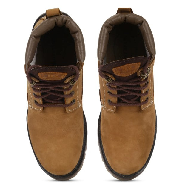 Camel high ankle boot for men